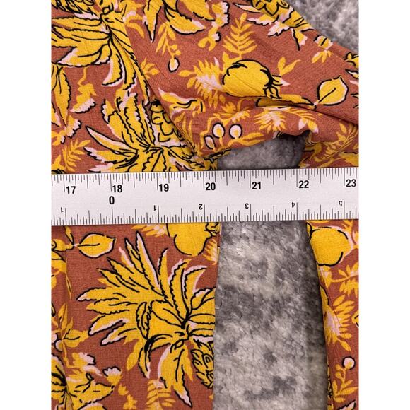 Vanessa Bruno Top 36 / US 2 - 4 Womens Floral Pop Over Blouse - Picture 5 of 9